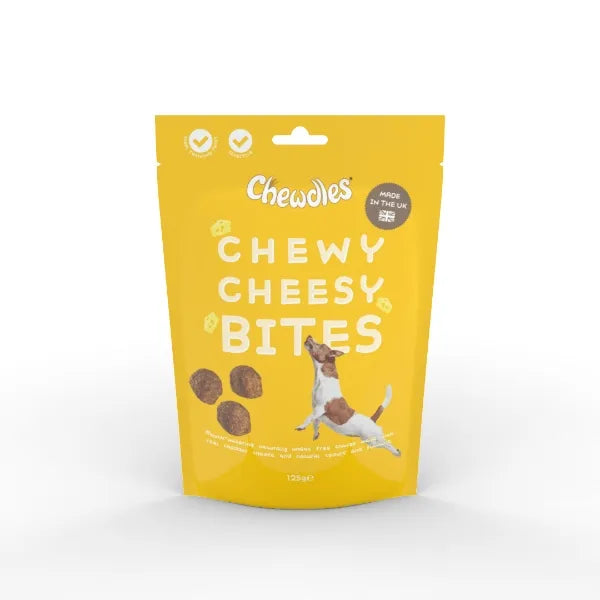 Chewdles Wheat Free Chewy Cheesy Bites 125g