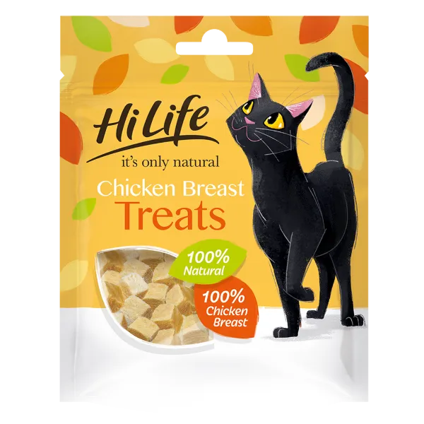 Hilife Its Only Natural Indulge Me Cat Treat Chicken 10g