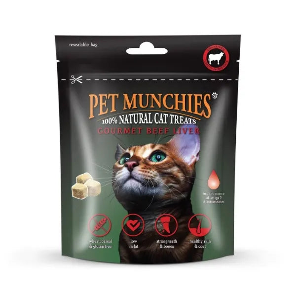 Pet Munchies 100% Gourmet Beef Liver Natural Treats 10g