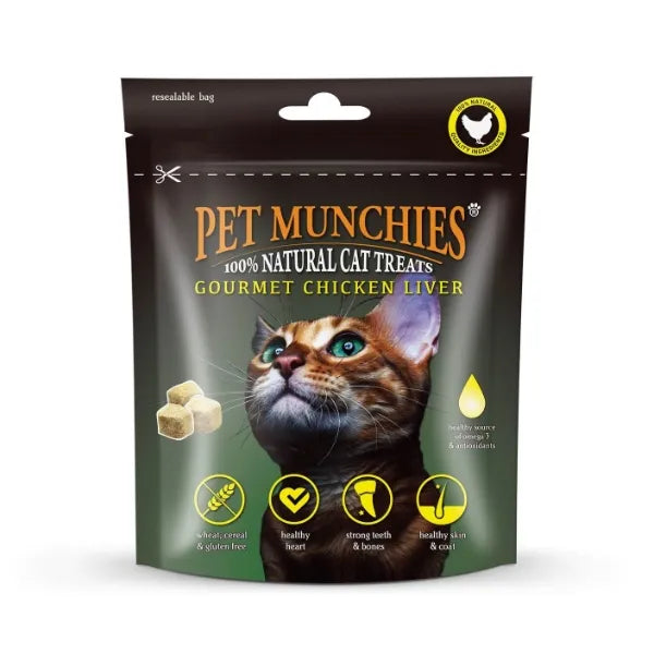 Pet Munchies 100% Gourmet Chicken Liver Natural Treats 10g