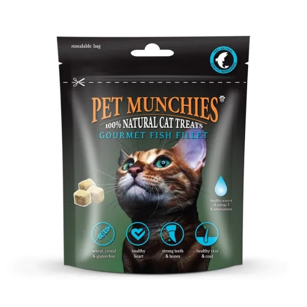 Pet Munchies 100% Gourmet Fish Fillet Natural Treats 10g