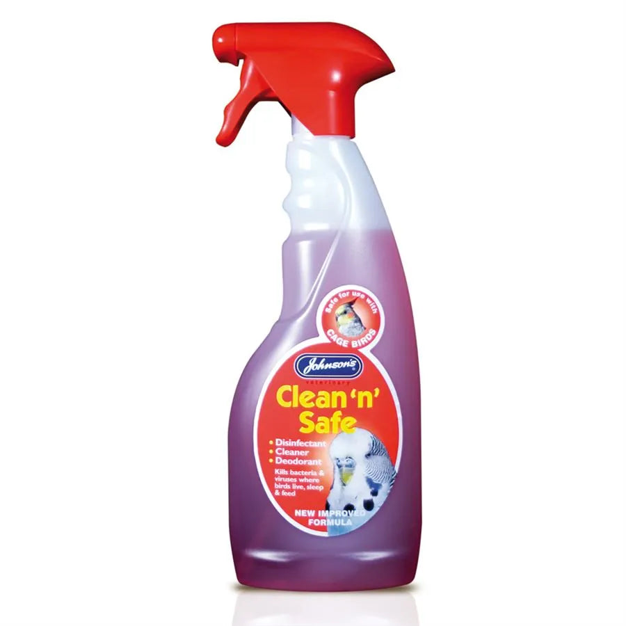 Johnsons Clean & Safe For Caged Birds