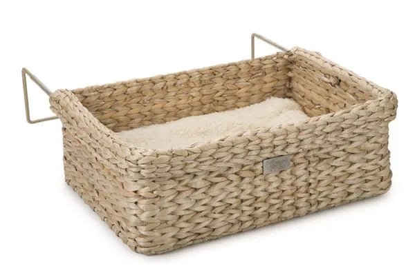 Designed By Lotte Waterhyacinth Wicker Radiator Bed 45cm