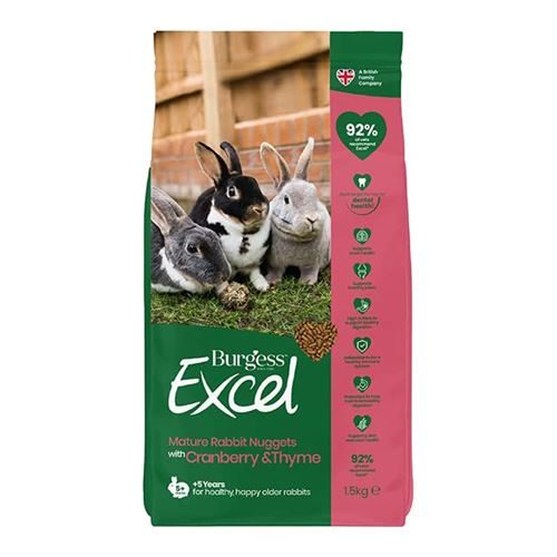 Burgess Excel Rabbit Mature Cranberry & Thyme - 1.5kg
