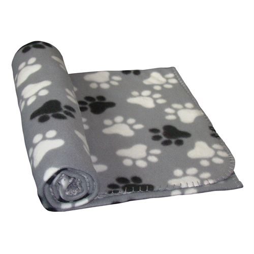 Nobby 'Pippa' Fleece Blanket Grey - 100 x 150cm