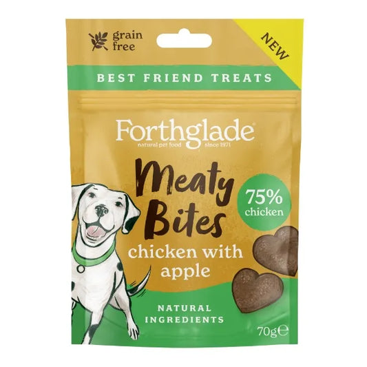 Forthglade Meaty Bites - Chicken with Apple 70g