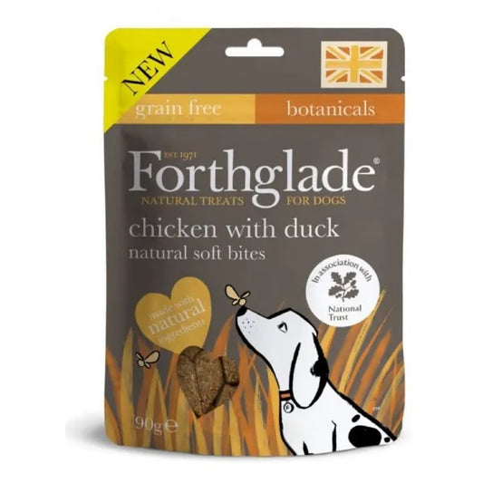 Forthglade Soft Bite GF Mini Treats Chicken Duck 90g