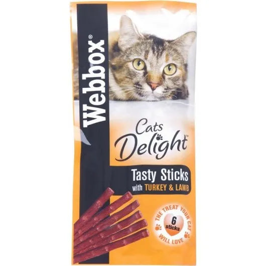 Webbox Cat Sticks Turkey & Lamb 6stk