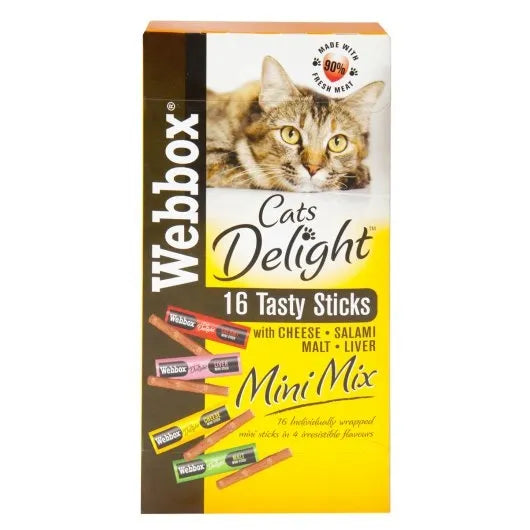 Webbox Cats Delight Mini Mix Salami Cheese Liver&Malt 32g