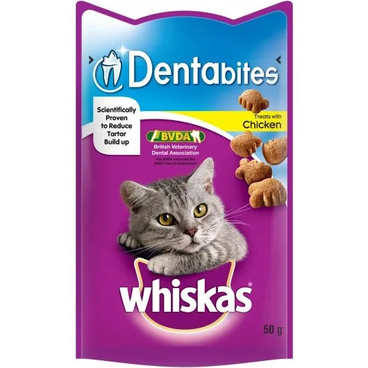 Whiskas C&t Dentabites Chicken 50g