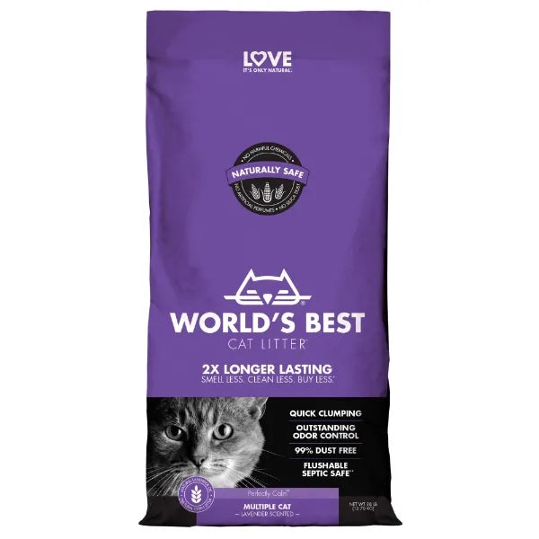 Worlds Best Cat Litter Lavender 12.7kg