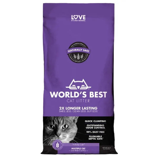 Worlds Best Cat Litter Lavender 12.7kg