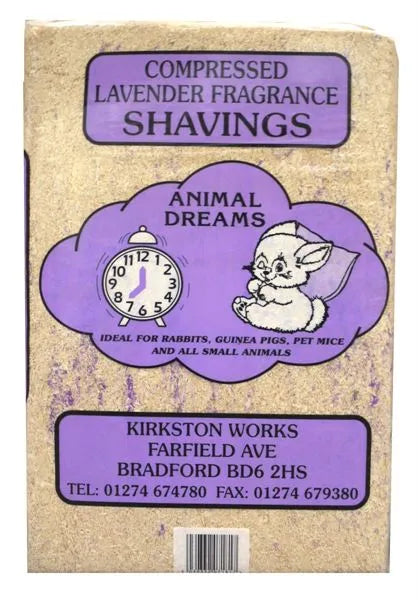 Animal Dreams Compressed Shavings Lavender Lge