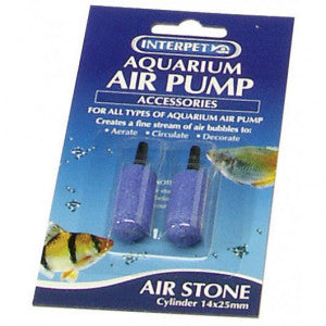 Aquarium Air Stones Cylinder 15x25mm 2pack