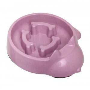 Bamboo Slow Feeder Cat Shaped 700ml