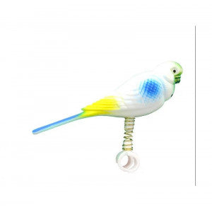 Beaks Plastic Toys Parakeet on Spring