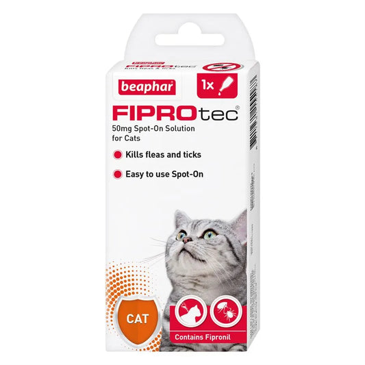 Beaphar Fiprotec Cat Spot On Flea & Tick Treatment