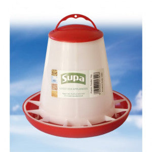 Supa Poultry Feeder Red & White 3kg
