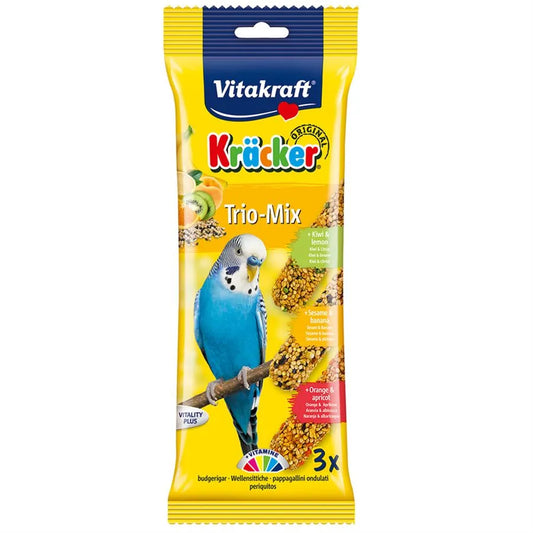 Vitakraft Budgie Triple Sticks Orange/Kiwi/Banana