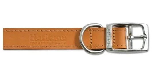 Heritage Leather Collar Tan