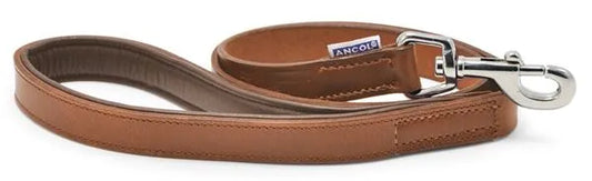 Heritage Vintage Leather Padded Lead Chestnut