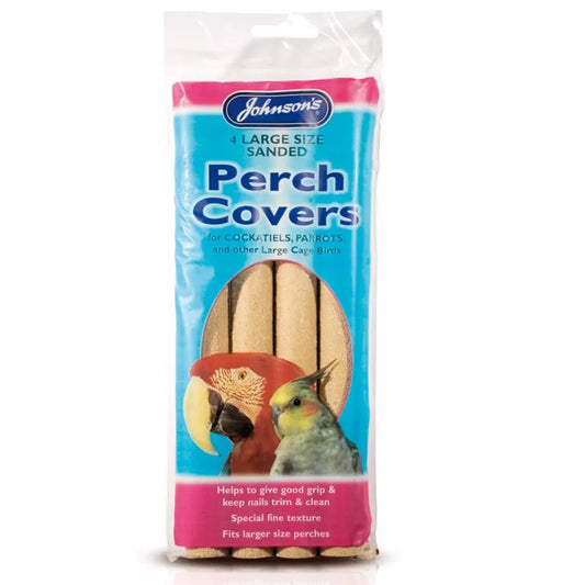 Johnsons Large Sanded Perch Covers For Cockatiels Etc