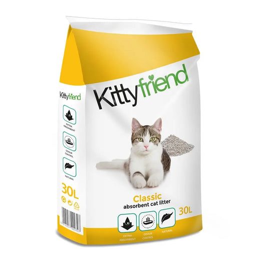 Kitty Friend Classic Cat Litter - 30 Ltr