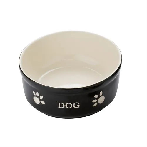Nobby 'Dog' Ceramic Bowl Black