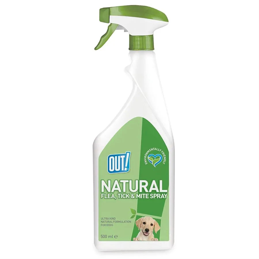 OUT! Natural Flea Tick & Mite Spray