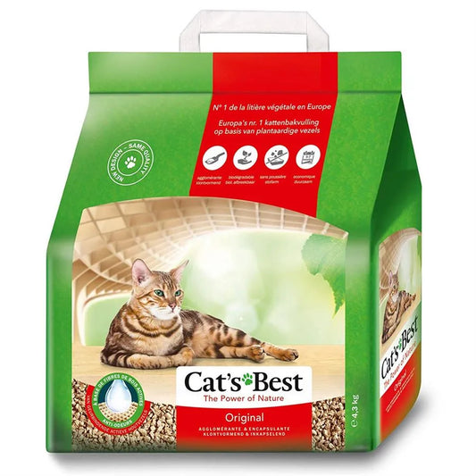 Okoplus Cats Best Original Clumping Cat Litter - 10 Ltr