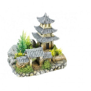 Classic Magic Of The Orient Asian Temple With Plants 185mm