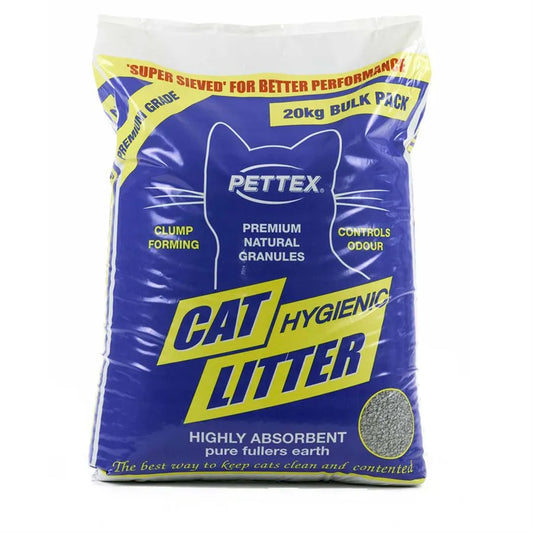 Pettex Premium Grey Cat Litter - 20kg