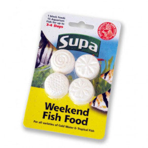 Supa Aquarium Weekend Fish Food 4x6g