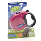 Viva Retractable Lead Tape Pink