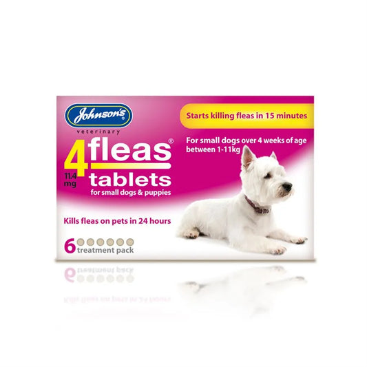 Johnsons 4Fleas Tablets Puppy Treatment VMD