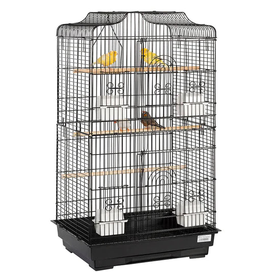 Liberta Lotus Black Cage for Small Birds